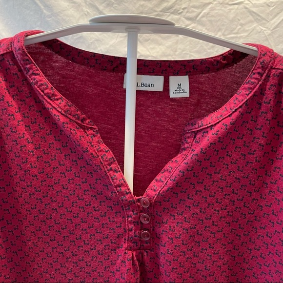 $15 LL BEAN jersey shirt size M - Picture 2 of 7